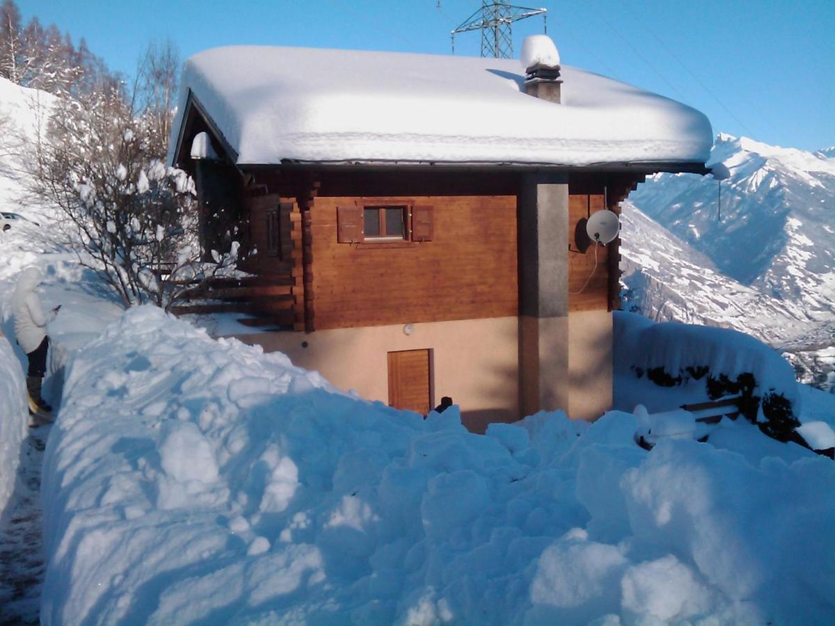 Chalet Le Fertin La Tzoumaz Bagian luar foto