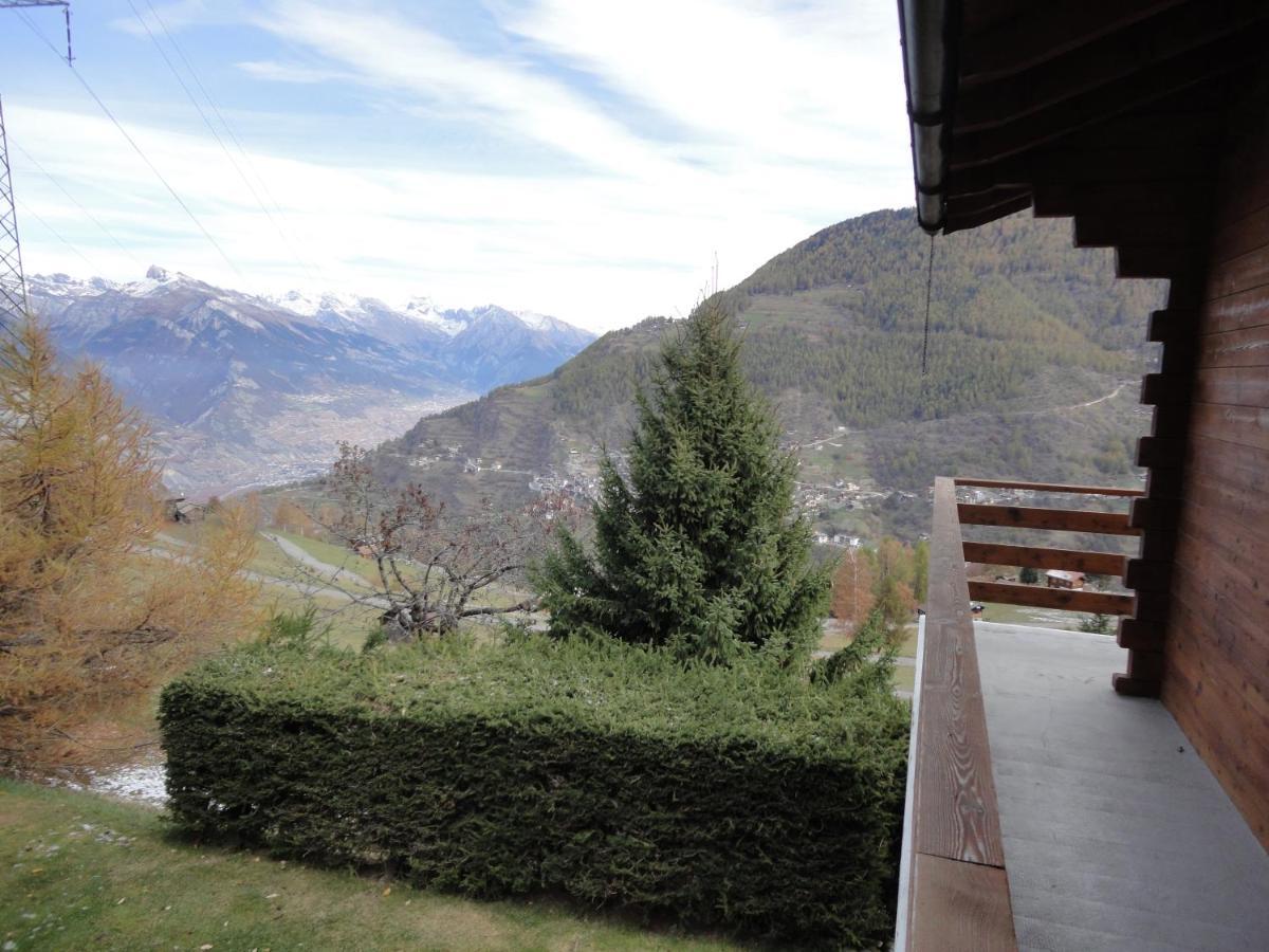 Chalet Le Fertin La Tzoumaz Bagian luar foto