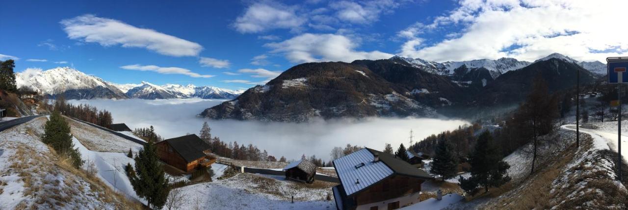 Chalet Le Fertin La Tzoumaz Bagian luar foto