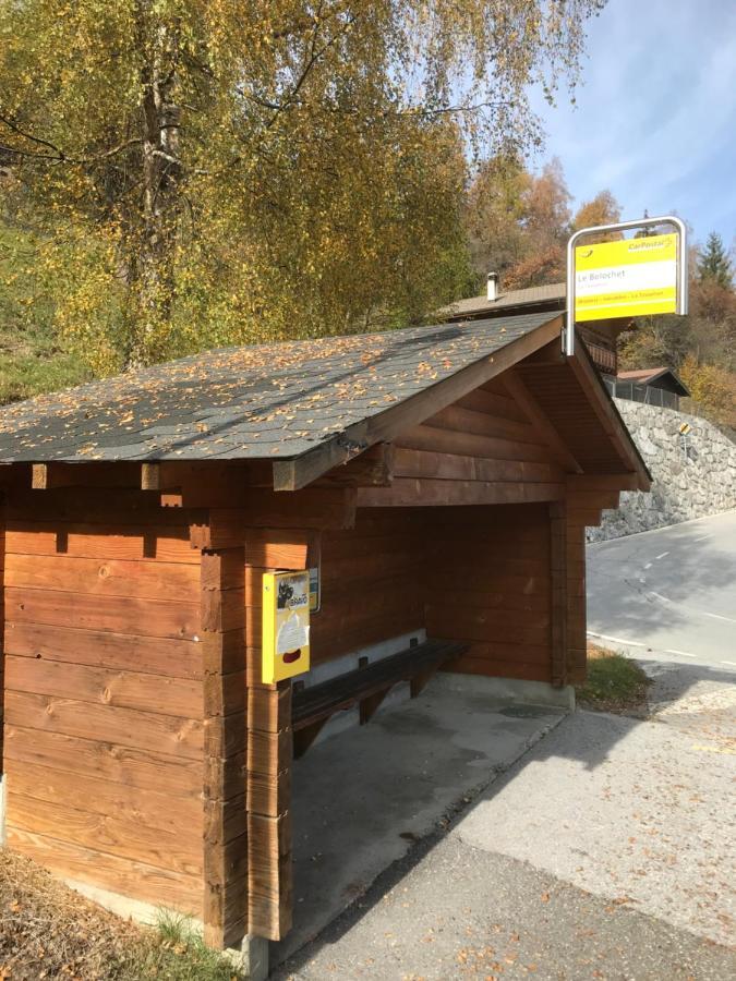 Chalet Le Fertin La Tzoumaz Bagian luar foto